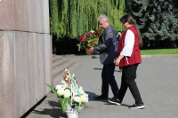 Урочисте покладання квітів з нагоди 169-ї річниці від дня народження Івана Франка